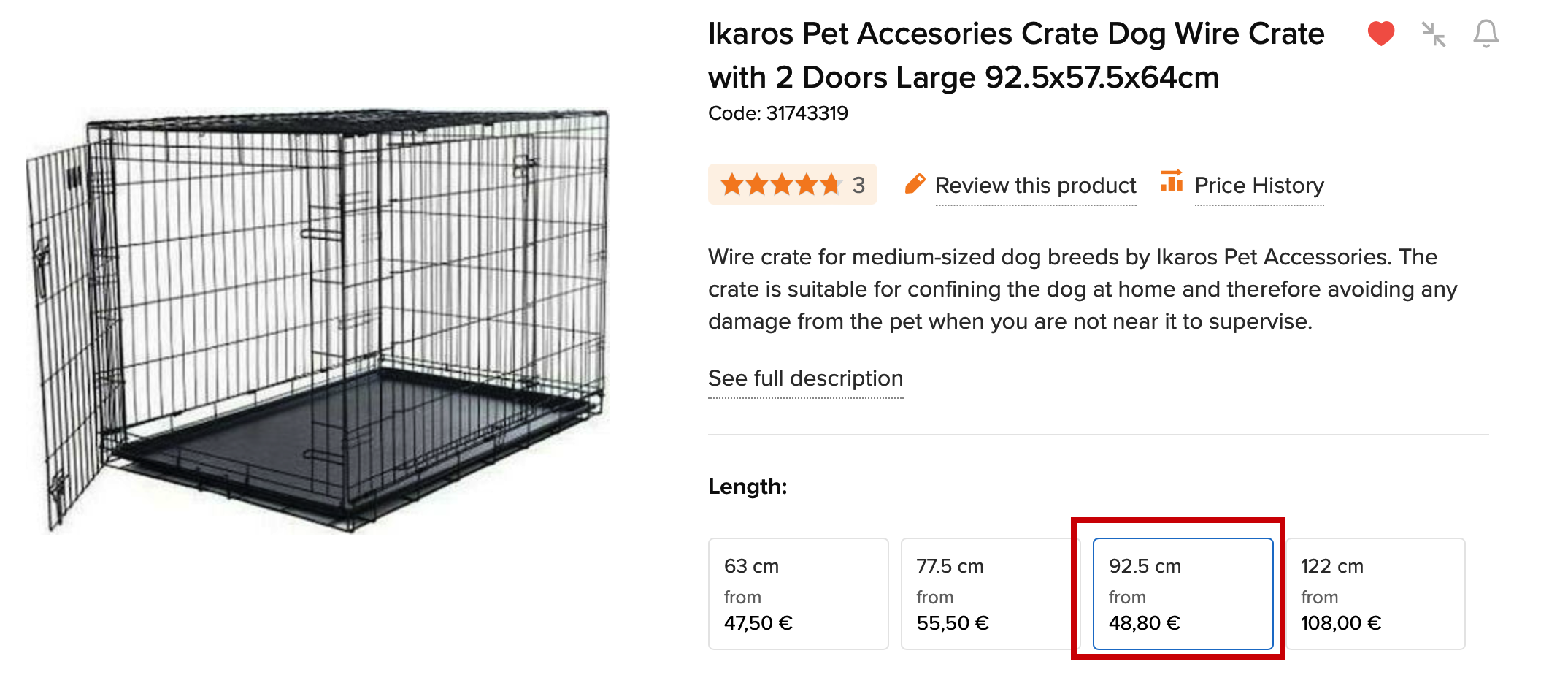 Kennel cage